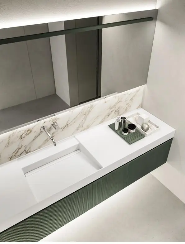 Plan vasque et meuble de salle de bains CASABATH — showroom RS.D Lyon